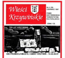 Wieści Krzywińskie 1997.06 Nr 4(39)