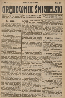 Orędownik Śmigielski 1925.01.25 R.35 nr 9