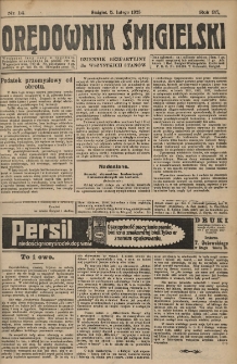 Orędownik Śmigielski 1925.02.05 R.35 Nr 14