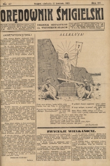 Orędownik Śmigielski 1925.04.12 R.35 Nr 47