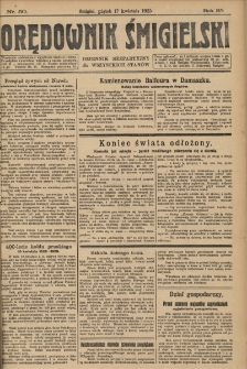 Orędownik Śmigielski 1925.04.17 R.35 Nr 50