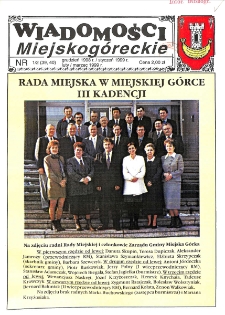 Wiadomości Miejskog&oacute;reckie 1999 nr 1/2 (39/40)