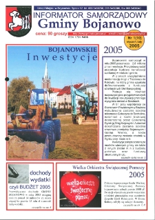Informator Samorządowy Gminy Bojanowo 2005.01 Nr 1 (10)