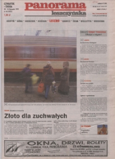 Panorama Leszczyńska 1999.11.18 R.21 Nr46(1032)