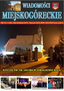 Wiadomości Miejskog&oacute;reckie 2015/2016 nr 12/1 (148/149)