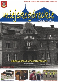 Wiadomości Miejskog&oacute;reckie 2017 nr 4 (164)