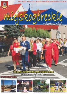 Wiadomości Miejskog&oacute;reckie 2017 nr 7/8 (167/168)