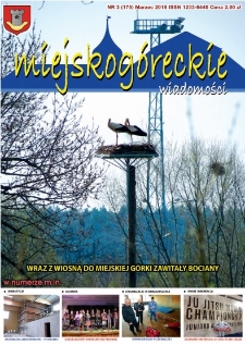 Wiadomości Miejskog&oacute;reckie 2018 nr 3 (175)