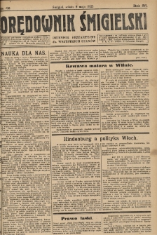 Orędownik Śmigielski 1925.05.09 R.35 Nr 69