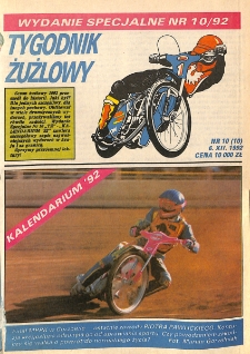 Wydanie Specjalne Tygodnik Żużlowy 1992.12.06 Nr 10 (10)