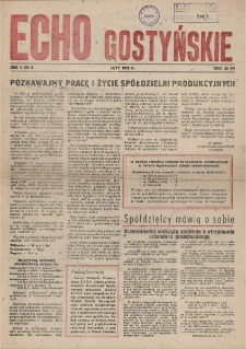 Echo Gostyńskie 1956.02 R. 5 Nr 2