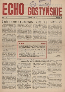 Echo Gostyńskie 1956.04 R. 5 Nr 4