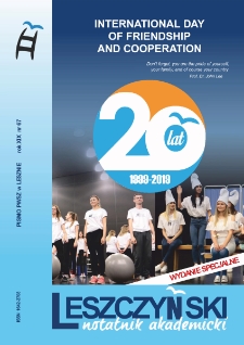 Leszczyński Notatnik Akademicki 2020 R.20 Nr 67