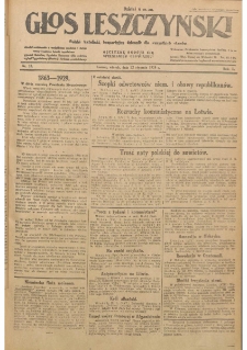 Głos Leszczyński 1929.01.22 R.10 Nr18