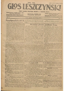 Głos Leszczyński 1929.02.21 R.10 Nr43