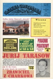 Gazeta Gostyńska 1992.04 R.3 Nr 7 (36)