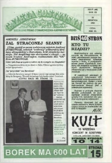 Gazeta Gostyńska 1992.08 R.3 Nr 17 (46)
