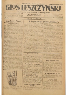 Głos Leszczyński 1931.12.02 R.12 Nr279