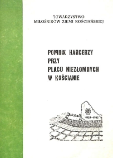 Pomnik harcerzy przy Placu Niezłomnych w Kościanie