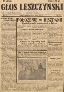 Głos Leszczyński 1939.03.10 R.20 Nr 57