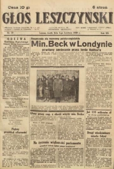 Głos Leszczyński 1939.04.05 R.20 Nr 79