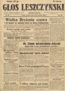 Głos Leszczyński 1939.04.13 R.20 Nr 85
