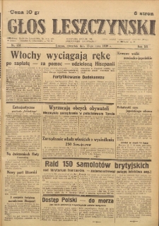 Głos Leszczyński 1939.07.13 R.20 Nr 158