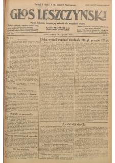 Głos Leszczyński 1929.12.08 R.10 Nr284