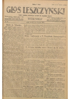 Głos Leszczyński 1929.12.12 R.10 Nr287