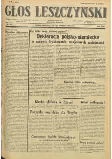 Głos Leszczyński 1937.11.07 R.18 Nr257