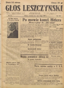 Głos Leszczyński 1939.02.02 R.20 Nr 27