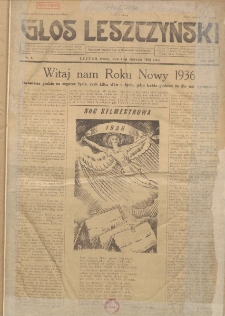 Głos Leszczyński 1936.01.01 R.17 Nr 1