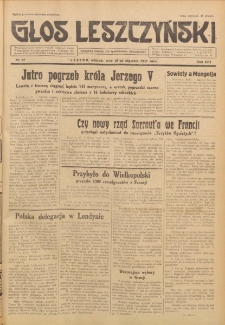 Głos Leszczyński 1936.01.28 R.17 Nr 22