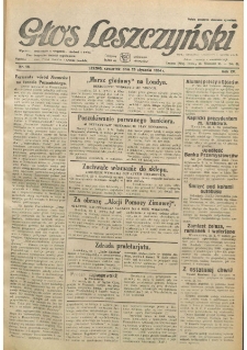 Głos Leszczyński 1934.01.25 R.15 Nr19