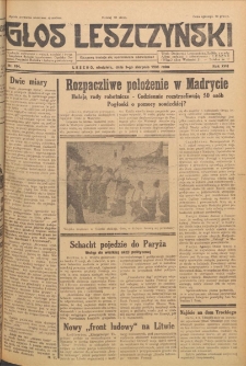 Głos Leszczyński 1936.08.09 R.17 Nr 184