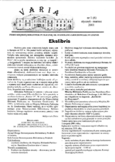 Varia 2001 Nr 1(6)