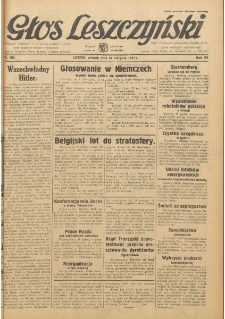 Głos Leszczyński 1934.08.21 R.15 Nr189