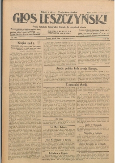 Głos Leszczyński 1930.08.22 R.11 Nr193
