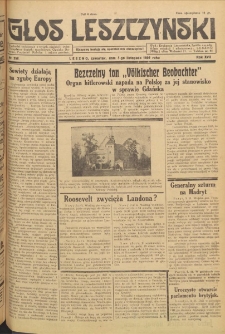 Głos Leszczyński 1936.11.05 R.17 Nr 258