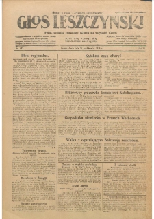 Głos Leszczyński 1930.10.22 R.11 Nr245