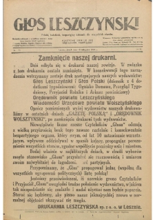 Głos Leszczyński 1930.11.15 R.11