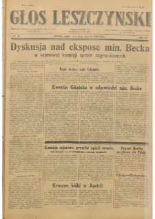 Głos Leszczyński 1938.01.14 R.19 Nr10