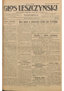 Głos Leszczyński 1933.05.17 R.14 Nr113