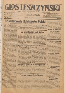 Głos Leszczyński 1933.07.04 R.14 Nr150