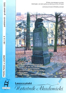 Leszczyński Notatnik Akademicki 2001 R.1 Nr 4