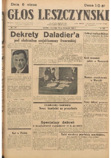 Głos Leszczyński 1938.11.24 R.19 Nr269