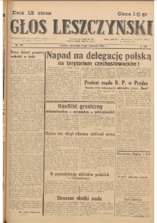 Głos Leszczyński 1938.11.27 R.19 Nr272