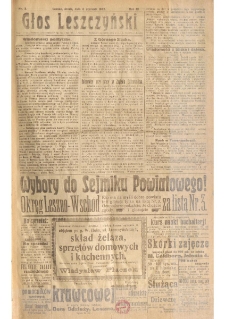 Głos Leszczyński 1922.01.04 R.3 Nr3