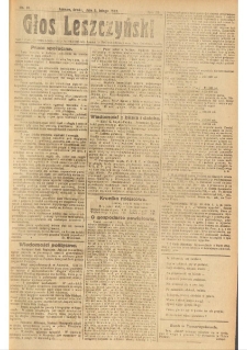 Głos Leszczyński 1922.02.08 R.3 Nr31