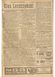 Głos Leszczyński 1922.03.25 R.3 Nr71